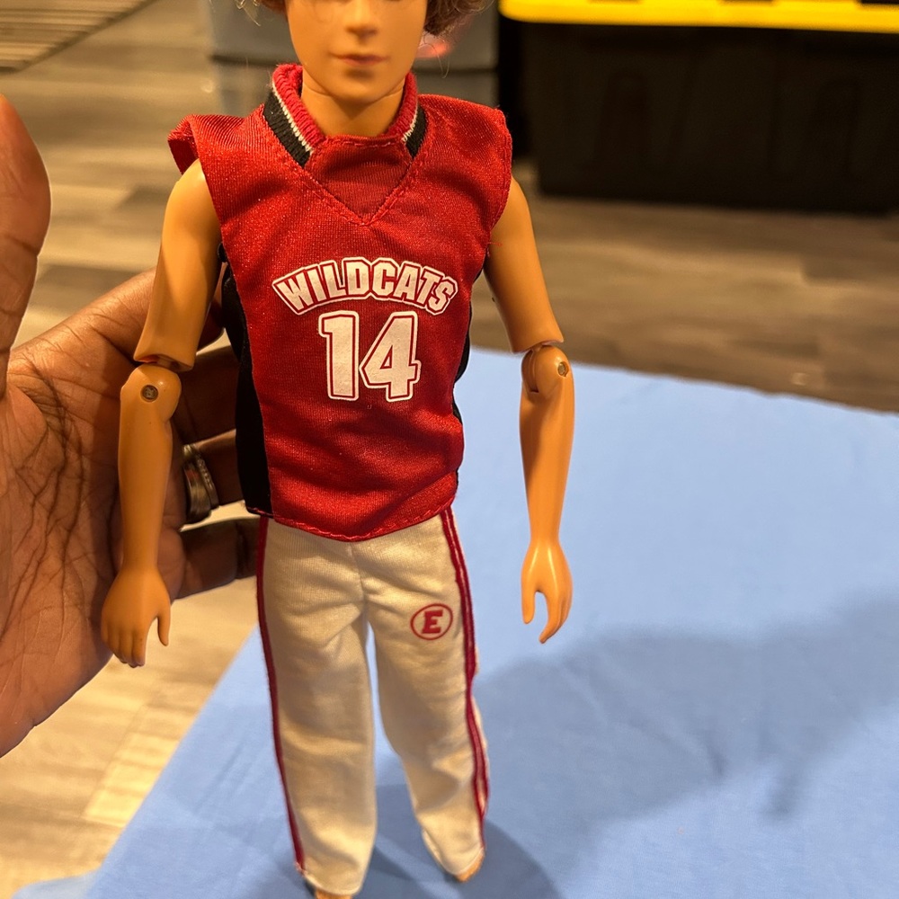 Vintage Disney High school Musical Troy Doll 1968